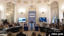 Яблонна, первый день съезда.