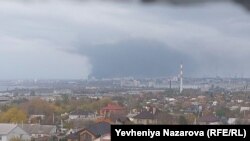 Дим після російського удару по Запоріжжю (архівне фото)