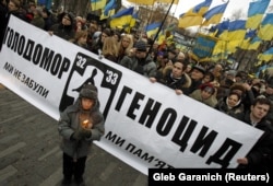 Під час вшанування у Києві жертв Голодомору-геноциду 1932–1933 років в Україні (архівне фото)