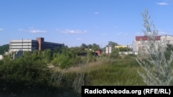 Територія «Торезького заводу наплавочних твердих сплавів» заросла кущами