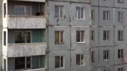 Аварийный дом в забайкальском городе Борзя