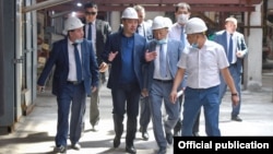 Садыр Жапаров ознакомился с состоянием ТЭЦ-2. 13 августа 2021 года.