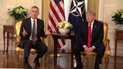 Трамп критикує Макрона за «дуже бридкі слова» щодо НАТО (відео) Трамп критикує Макрона за «дуже бридкі слова» щодо НАТО (відео)