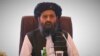Mullah Abdul Ghani Baradar at peace talks between the Afghan government and the Taliban in Doha in July.