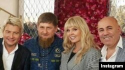 Валерия, Николай Басков, Иосиф Пригожин в гостях у Рамзана Кадырова