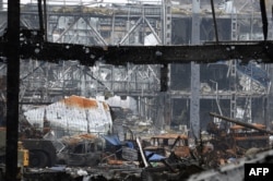 Термінал Донецького аеропорту. 16 жовтня 2014 року