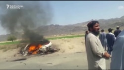 Video Purports To Show Mansur's Car In Flames Video Purports To Show Mansur's Car In Flames