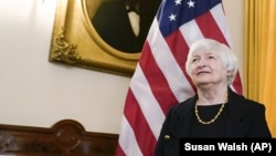 Министр финансов США Джанет Йеллен  - одна из тех, кто попала в новый санкционный список