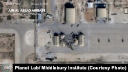 База Ейн аль-Асад в Іраку. У цій країні розміщується коаліція з протидії «Ісламській державі» під проводом США