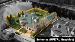 Журналістів зацікавив двоповерховий маєток площею понад 600 квадратних метрів, з території якого є доступ до водойми