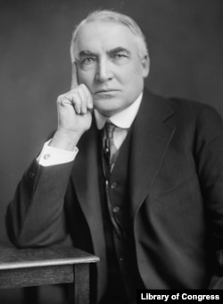 American President Warren G. Harding, who met with Fatima and Weinberg. The Republican served from 1921 until his premature death in 1923 at age 57.