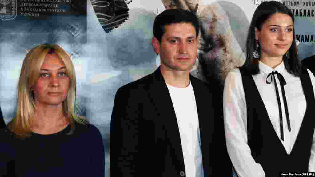 Ахтем Сеитаблаев на презентации своего фильма «Чужая молитва» в Киеве, 16 мая 2017 года