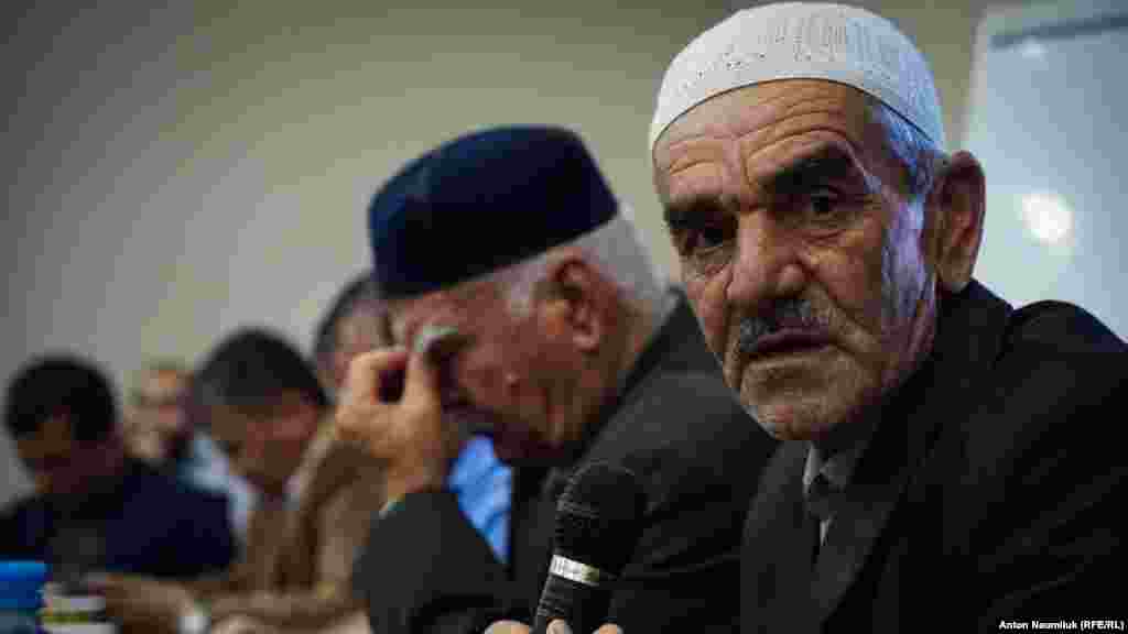 Отец арестованного Исмаила Рамазанова – Сеитнеби