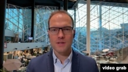 Юліан Рьопке, військовий оглядач видання Bild, під час інтерв'ю Радіо Свобода. Берлін, Німеччина, 5 грудня 2024 року