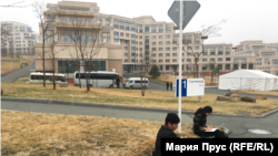 Журналисты в кампусе ДВФУ