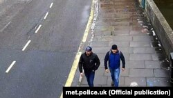 Співробітники ГРУ, які в’їхали до Великої Британії за паспортами на імена Олександра Петрова і Руслана Боширова