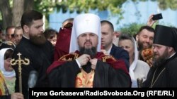 Глава ПЦУ Епіфаній під час відвідин Маріуполя, архівне фото, 2019 рік