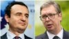 Premijer Kosova Albin Kurti i predsednik Srbije Aleksandar Vučić