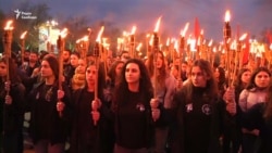Вірмени провели смолоскипну ходу в роковини подій 1915 року – відео Вірмени провели смолоскипну ходу в роковини подій 1915 року – відео