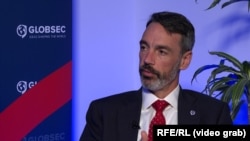 Джим Стокс, директор з ядерної політики НАТО, під час інтерв'ю Радіо Свобода 13 червня 2025 року в Празі