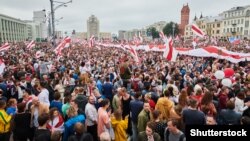 Акции протеста в Минске, август 2020 года