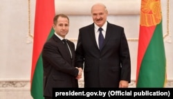 Михайло Бабич і Олександр Лукашенко. 25 серпня 2018 року