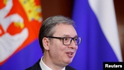 Српскиот претседател Александар Вучиќ