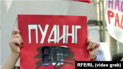 Монстрация в Москве 1 мая 2018 года.