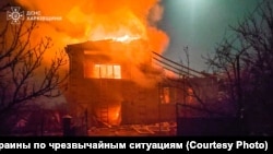 Також внаслідок удару пошкоджено приватний будинок. Фото ілюстративне