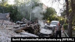 Наслідки російської атаки на Київ. 4 липня 2025 року