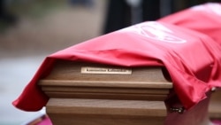 Труна Кастуся Калиновського