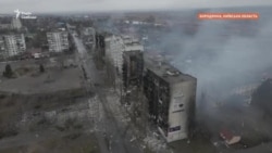 Знищена російськими військами Бородянка: відео з дрону Знищена російськими військами Бородянка: відео з дрону