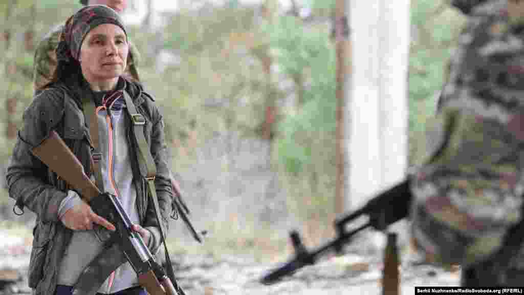 Марта, 50 років, науковець, медик за освітою, перший раз на навчанні тероборони. «Прийшла тому, що мені дійсно не все одно»