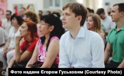 Активіст Дніпровського обласного представництва ВО «Рух захисту української мови» Єгор Гуськов