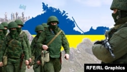 Российская оккупация Крыма. Коллаж