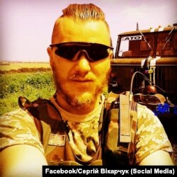 На фронте Викарчук был добровольцем