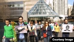 شماری از مخالفان جمهوری اسلامی در تورنتو کانادا