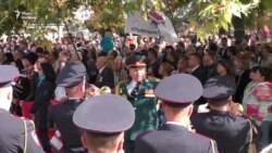 В анексованому Криму провели День прапора (відео) В анексованому Криму провели День прапора (відео)