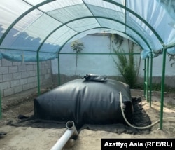 Биогаз реактору Алиевдердин үйүнө орнотулган.