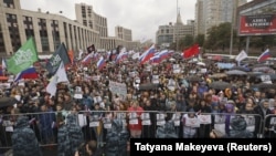 Митинг оппозиции в центре Москвы, 10 августа 2019 года