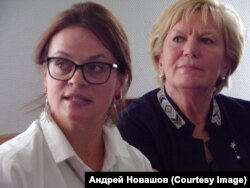 Анна Цивилева (на переднем плане)