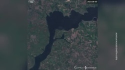 Вигляд Каховського водосховища з космосу. Як Каховське водосховище змінювалося з моменту руйнування греблі Каховської ГЕС (2023 - 2025 рр.) Вигляд Каховського водосховища з космосу. Як Каховське водосховище змінювалося з моменту руйнування греблі Каховської ГЕС (2023 - 2025 рр.)