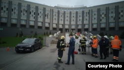 Пожар в больнице Св. Георгия. Петербург, 12 мая 2020 года