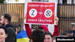 Молдова. Під час акції протесту проти російського вторгнення до України. Кишинів, 7 квітня 2022 року