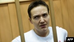 Надежда Савченко в Басманном суде Москвы 7 ноября 2014 года