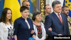 Надежда Савченко после освобождения