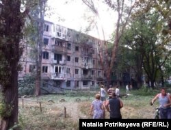 Будинок, в якому жила Валентина у Харцьзьку