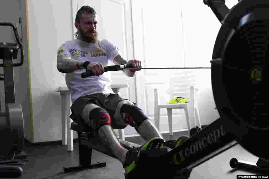 Учасник збірної України на «Іграх нескорених» Ігор Галушка тренується на олімпійській базі у Конча-Заспі