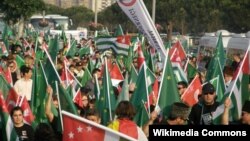 Шествие черкесов и абхазов 21 мая, в День памяти и скорби черкесского народа