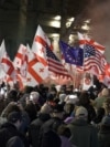 Thousands Protest In Georgia One Year After Controversial Elections Thousands Protest In Georgia One Year After Controversial Elections